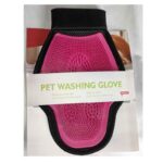 Pet Bathing Gloves Washing Bathing Comb Pet Cleaning Brush Animal Massage Hair Removal Pet Grooming Glove with Long and Short Fur for Dog and Cat