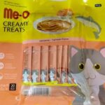 MeO Creamy Treats (Salmon Flavor) Pack of 20 Sticks