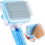 PUSH TO CLEAN SLEEKER BRUSH, CAT ACCESSORY