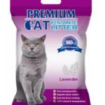 Premium Litter | Bentonite Cat Litter Sand | Lavender Flavor 20 Kg