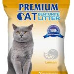 Premium Litter | Bentonite Cat Litter Sand | Lemon  Flavor 20kg