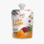 Lick n Lickable Cat Treat, Egg Yolk and Vegetable Recipe, 100gm