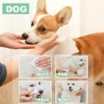 Petaholic Peppermint Pet Dental Wipes| Gentle Care| Teeth Cleaning for Dogs & Cats | 50 Count | 10x15cm - Image 2