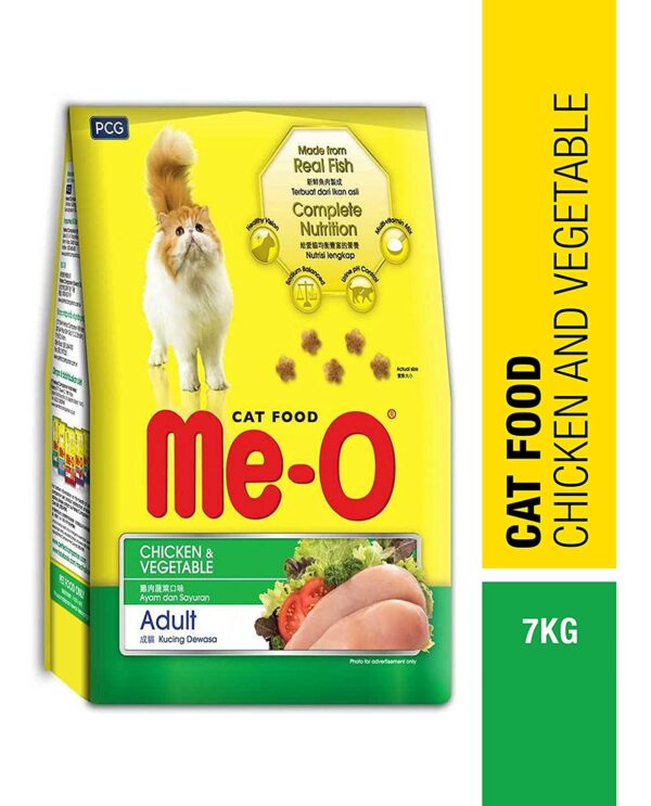 Me O Adult Dry Cat Food Chicken and Vegetable 7 kg 1