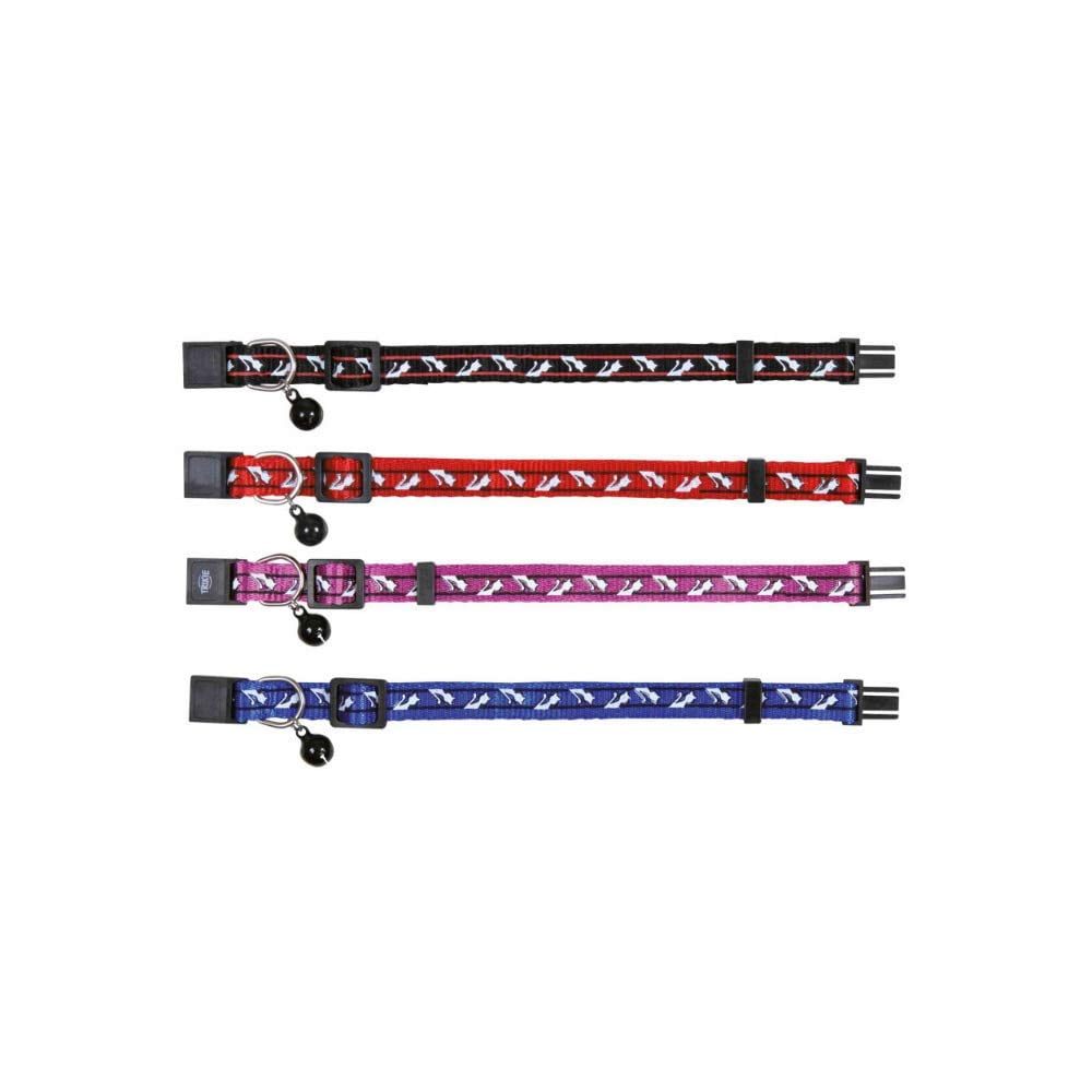 Trixie Adjustable Cat Collar with Bell Assorted