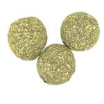 Catnip Ball Toy Cat Mint Ball Natural Catnip Teeth Cleaning Playing Chew Claw Toy Set of 3