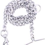 Dog Chain Silver Grind No. 4 Heavy Weight Dogs Leash Heavy Duty Dog Chain with Heavy Hook