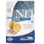 FARMINA N and D Dry Cat Food Adult Grain Free Ocean Herring and Orange 1.5 kg
