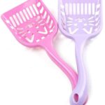 Plastic Scooper with Long Handle With Cat Face on The Scoop