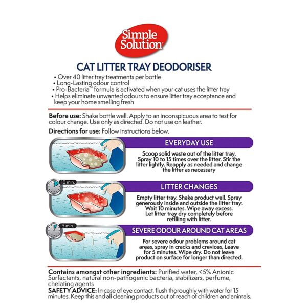 simple solution cat litter odour eliminator 500 ml 2
